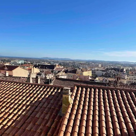 Meublé-vue Mer-vieux Hyères- Centre Médiéval Coeur De Appartement